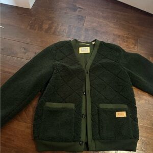Scotch & Soda Dark Green teddy Jacket